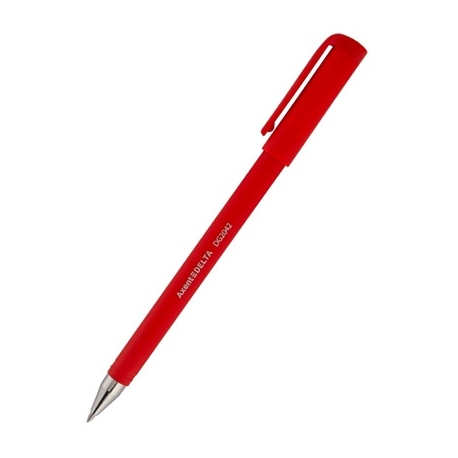 Gelinis rašiklis AXENT Delta, storis 0.7mm, raudonos sp.
