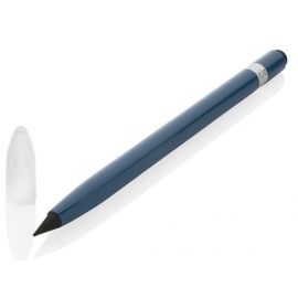 Grafitinis pieštukas XD COLLECTION, rašymo ilgis 20 000 metrų, su trintuku, mėlynos sp. aliuminio korpusas