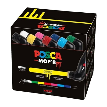 Markerių rinkinys POSCA MOP’R PCM-22, 8vnt.